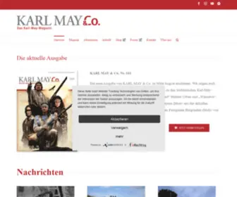 Karl-MAY-Magazin.de(Das Karl) Screenshot