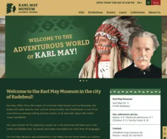 Karl-MAY-Museum.de(Karl May Museum Radebeul) Screenshot