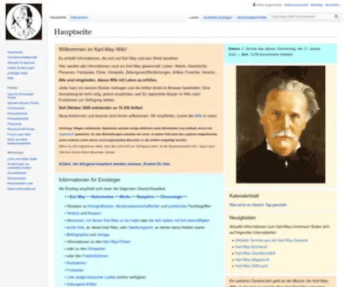Karl-MAY-Wiki.de(Karl MAY Wiki) Screenshot