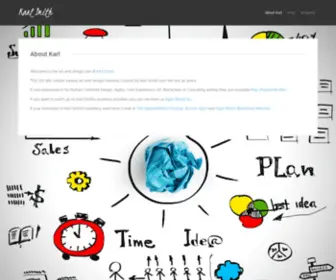 Karl-Smith.com(About Karl) Screenshot