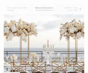 Karlacasillas.com(Wedding Coordinators in Los Cabos) Screenshot