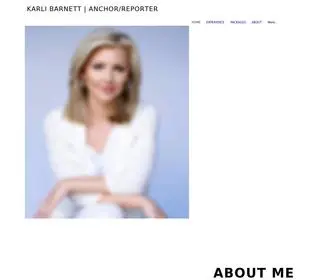 Karlibarnett.com(Karli Barnett) Screenshot