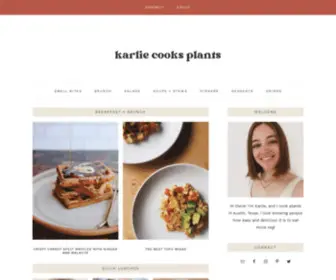 Karliecooksplants.com(Karlie Cooks Plants) Screenshot