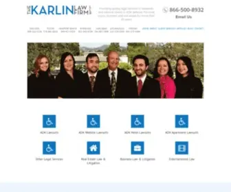 Karlinlaw.com(ADA Law) Screenshot