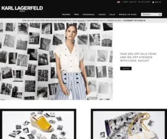 Karllagerfeldparis.com(Karl Lagerfeld Paris Clothing) Screenshot