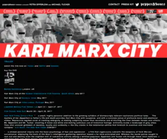 Karlmarxcity.com(Karl Marx City Film) Screenshot