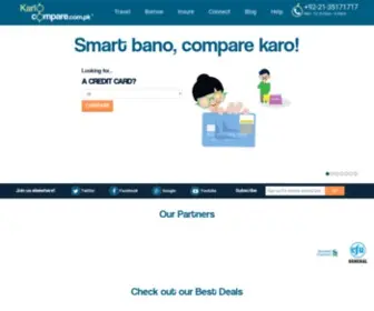 Karlocompare.com.pk(We Help You Compare and Save) Screenshot