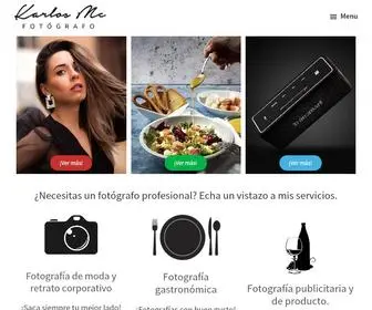 Karlosmc.com(Fotógrafo profesional en Murcia) Screenshot