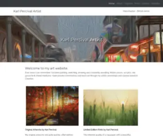 Karlpercival.com(Famous Artists) Screenshot