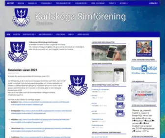 Karlskogasf.se(Simförening) Screenshot