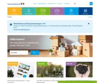 Karlskronahem.se(Karlskronas största bostadsbolag) Screenshot