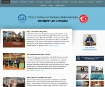 Karlsruhedinataseligi.com(Karlsruhe Din Hizmetleri Ataşeliği) Screenshot