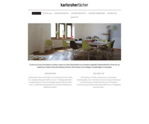 Karlsruherfaecher.de(Die Karlsruher Fächer GmbH (KFG)) Screenshot