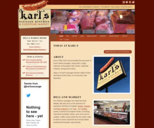 Karlssausage.com(Peabody, MA) Screenshot