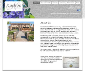 Karltoncare.com(Care) Screenshot