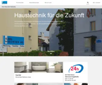 Karlwaechter.ch(Karl Waechter AG) Screenshot