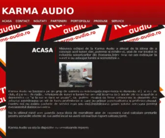 Karma-Audio.ro(Site in curs de actualizare) Screenshot