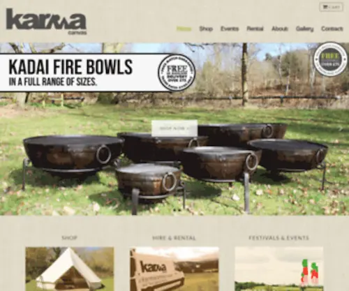 Karmacanvas.co.uk(Karma Canvas) Screenshot