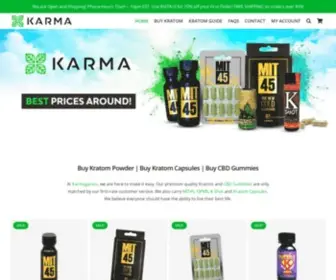 Karmaganics.com(Buy Kratom Powder) Screenshot
