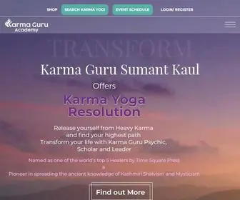 Karmaguruacademy.com(Karma Guru Academy UAE) Screenshot