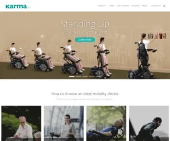 Karmahealthcare.com(Karma Healthcare (Karma Medical India) Wheelchairs) Screenshot