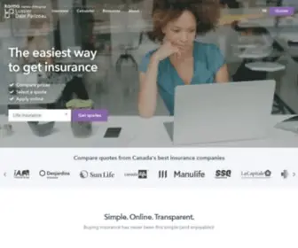 Karmainsurance.ca(Brokers for life insurance) Screenshot