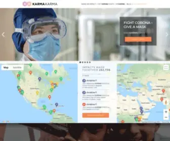 KarmaKarma.com(Do good) Screenshot