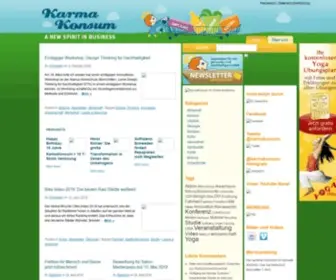Karmakonsum.de(A New Spirit in Business) Screenshot