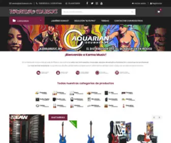 Karmamusic.mx(Tienda de Instrumentos Musicales y Audio) Screenshot