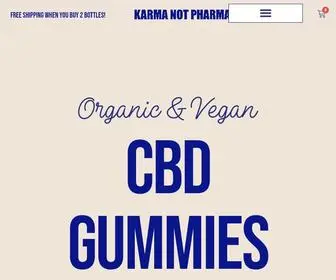 Karmanotpharma.com(CBD Gummies) Screenshot