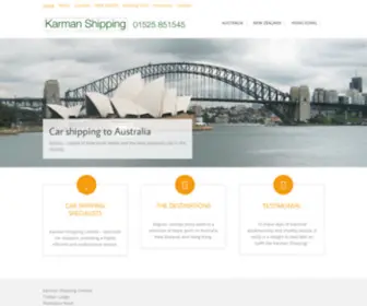 Karmanshipping.co.uk(Karman Shipping Ltd) Screenshot