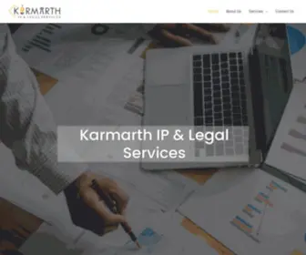 Karmarthip.in(Karmarth IP &amp; Legal Services) Screenshot