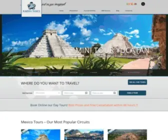 Karmatrails.com(Mexico tours) Screenshot