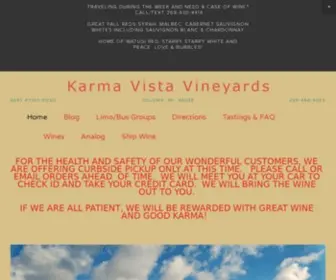 Karmavista.com(Karma Vista Vineyards) Screenshot