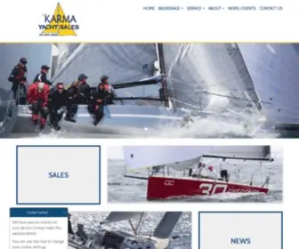 Karmayachtsales.com(Karma Yacht Sales) Screenshot