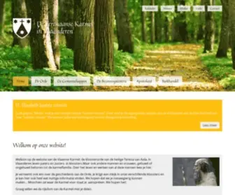 Karmel.be(Welkom op onze website) Screenshot