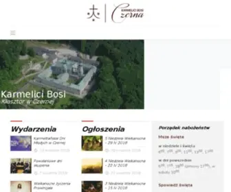 Karmelczerna.pl(Klasztor Karmelit) Screenshot