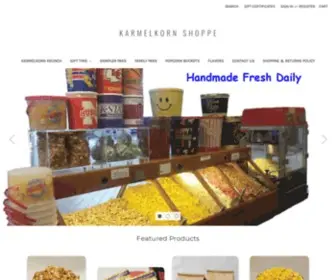 Karmelkornpopcorn.com(Karmelkorn Shoppe) Screenshot