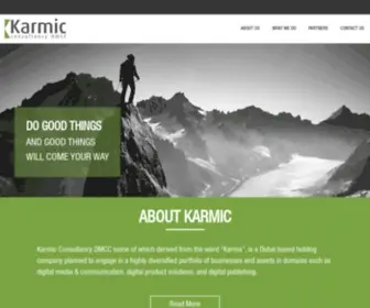 Karmicholding.com(Karmic Holding) Screenshot