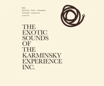 Karminskyexperience.com(The Karminsky Experience Inc) Screenshot