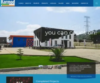 Karmod.com.ng(Container Homes) Screenshot