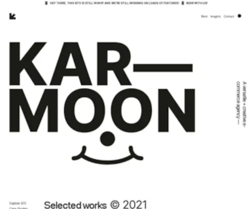 Karmoon.co.uk(Shopify plus design and development agency) Screenshot