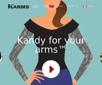 Karms.com(Karms Fashion Sleeves for Women) Screenshot