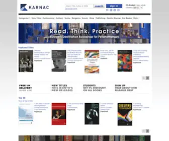 Karnacbooks.com(Karnac Books) Screenshot