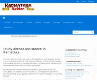 Karnatakaspider.com(Study abroad consultants and overseas education agents in Karnataka) Screenshot