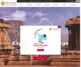 Karnatakatourism.org(Karnataka Tourism) Screenshot