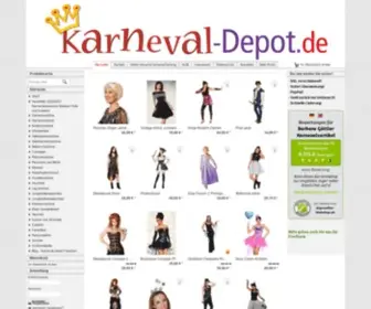 Karneval-Depot.de(Karneval-Depot Karnevalskostüme online) Screenshot