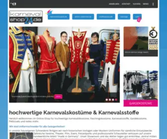 Karnevalshop24.de(Karnevalskostüme) Screenshot