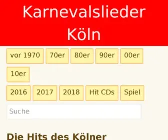 Karnevalslieder.koeln(Kölner) Screenshot