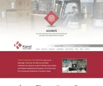 Karolfulfillmentservices.com(Karol Fulfillment Services) Screenshot